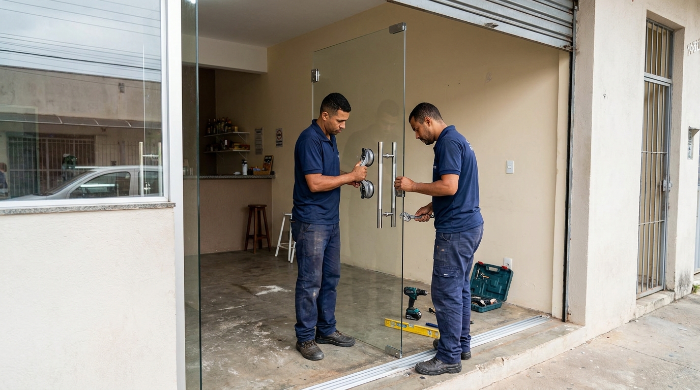 Portas em Vidro em São José dos Pinhais‑PR